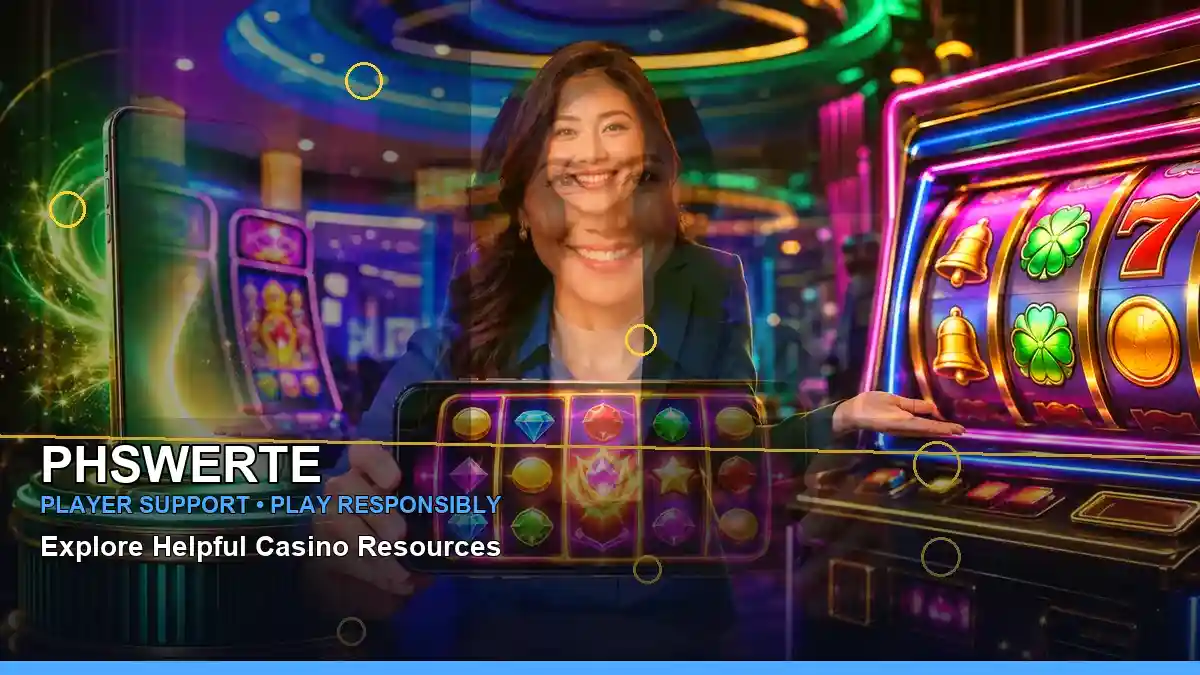PHSWERTE right close-up lucky reels online slot games highlighting mobile-friendly casino play