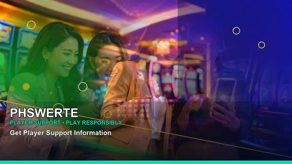 PHSWERTE coins casino cashback rewards featuring an adult Filipina casino host with a right-diagonal composition