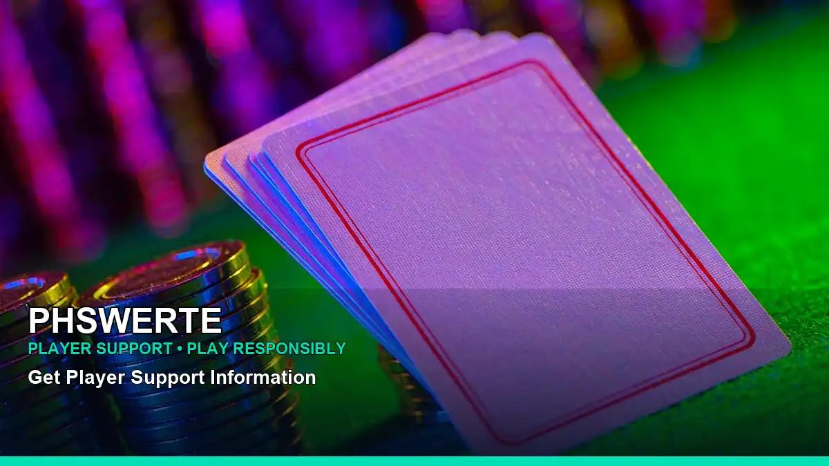 PHSWERTE live casino table games featuring an adult Filipina casino host with a over shoulder composition